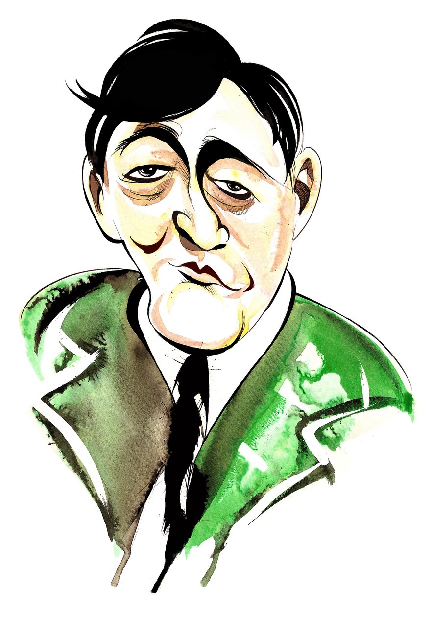 Stephen Fry - karikatúra alkotó: Neale Osborne