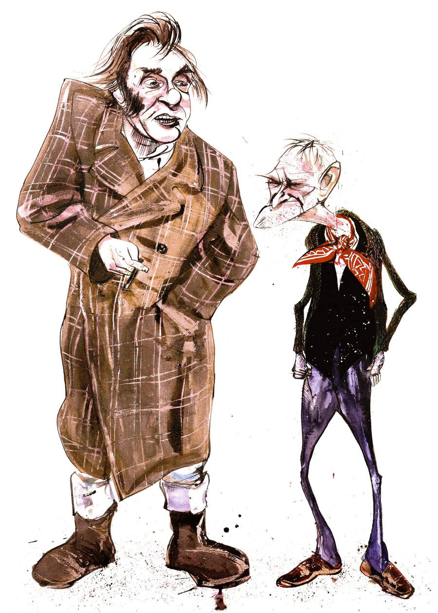 Steptoe and Son - karikatúra alkotó: Neale Osborne