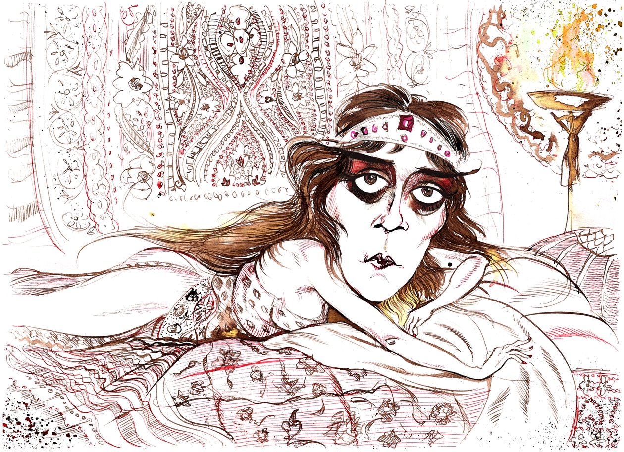 Theda Bara mint Kleopátra alkotó: Neale Osborne