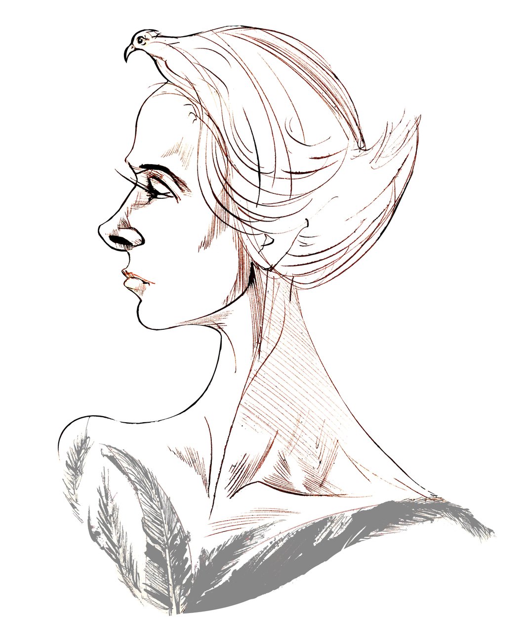 Tippi Hedren - 1935-ben született amerikai színésznő karikatúrája alkotó: Neale Osborne