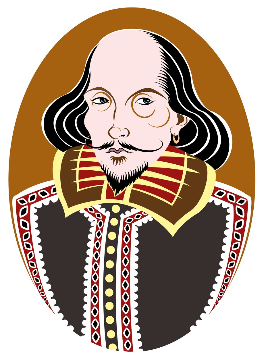 William Shakespeare, angol költő és drámaíró 1564. április 26-án keresztelték - 1616. április 23. alkotó: Neale Osborne