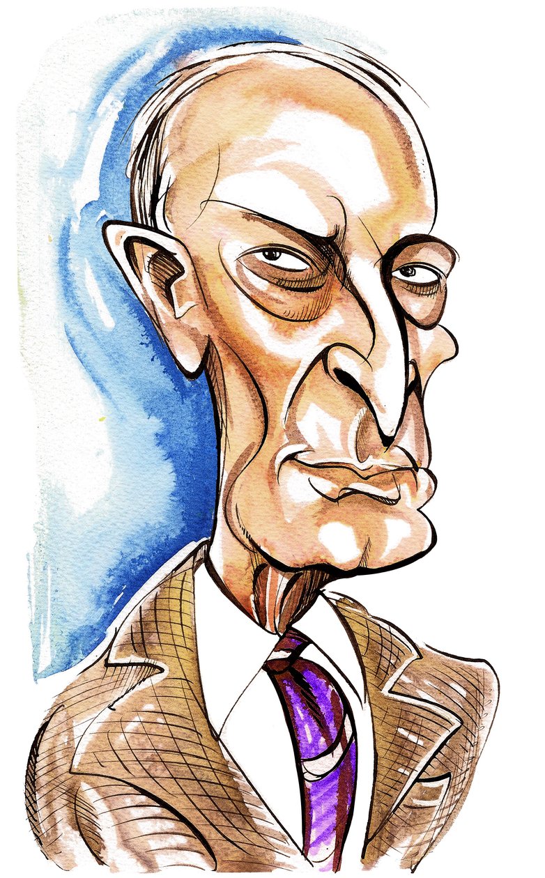 Witold Lutoslawski - karikatúra alkotó: Neale Osborne