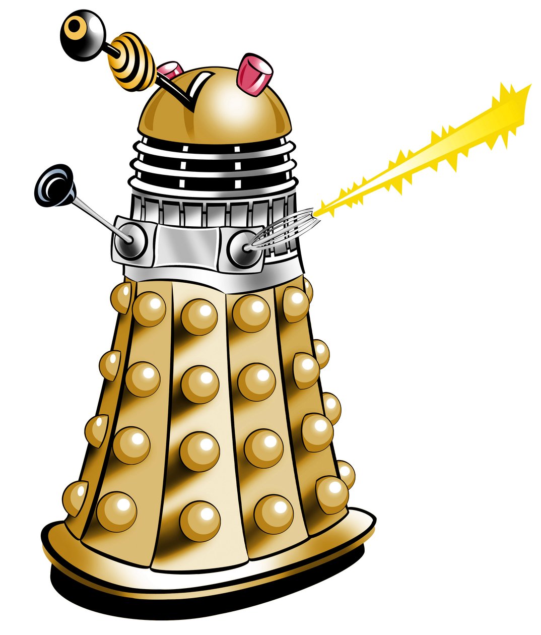 Dalek - rajzfilm illusztráció alkotó: Neale Osborne