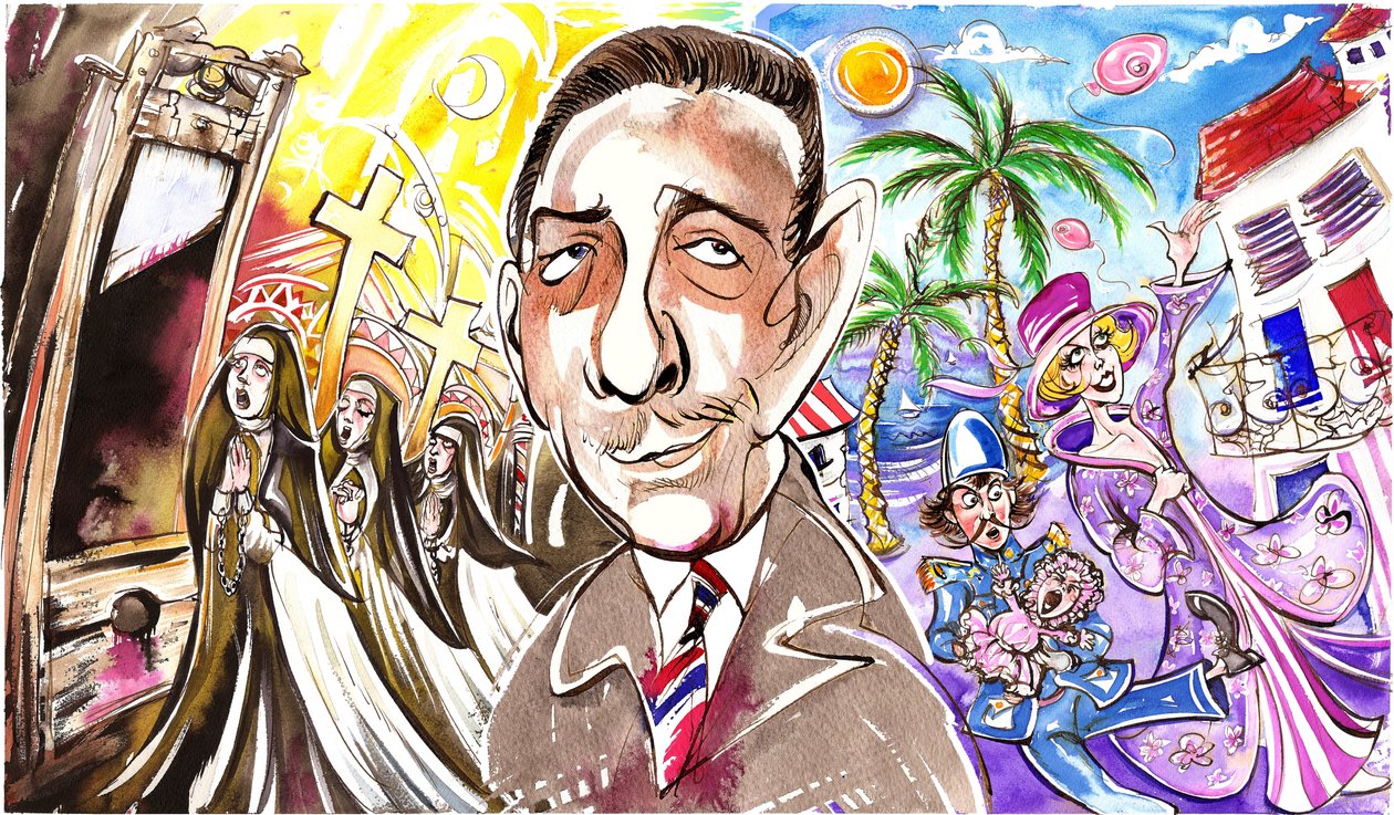 Francis Poulenc francia zeneszerző alkotó: Neale Osborne