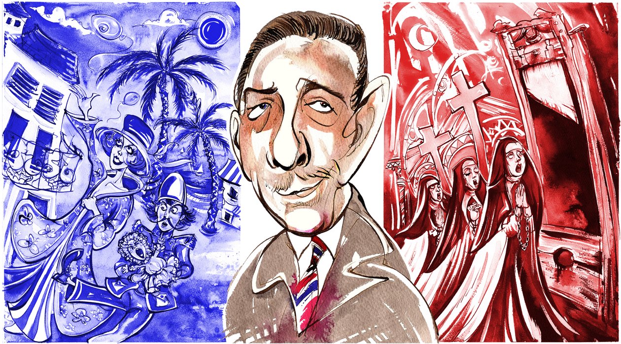 Francis Poulenc francia zeneszerző alkotó: Neale Osborne