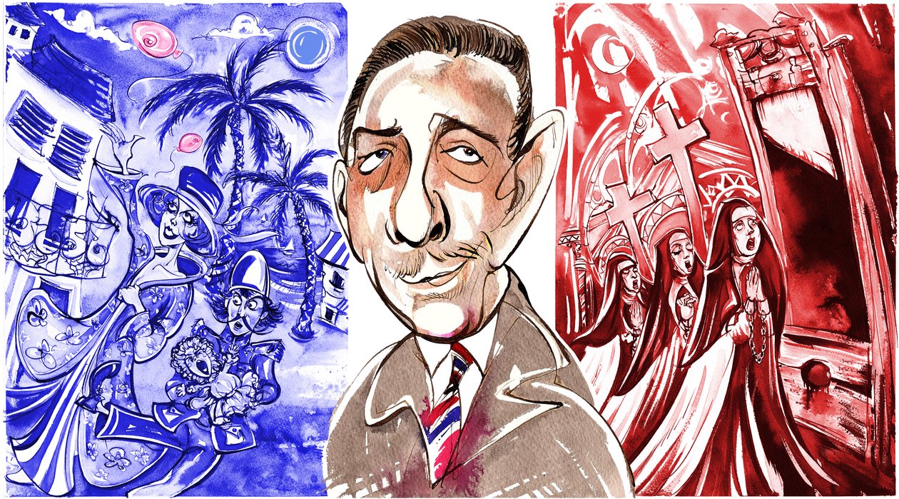 Francis Poulenc francia zeneszerző alkotó: Neale Osborne