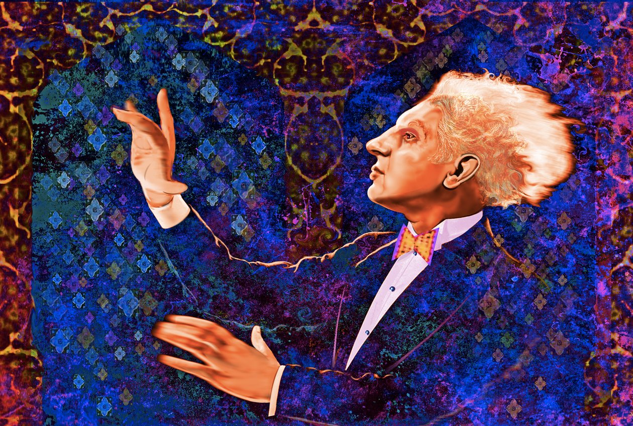 Leopold Stokowski, 2024 (digitális) alkotó: Neale Osborne