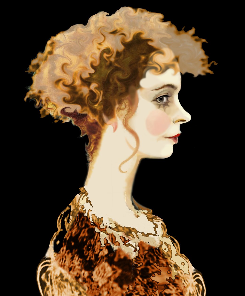 Lillian Gish, 2022 (digitális) alkotó: Neale Osborne