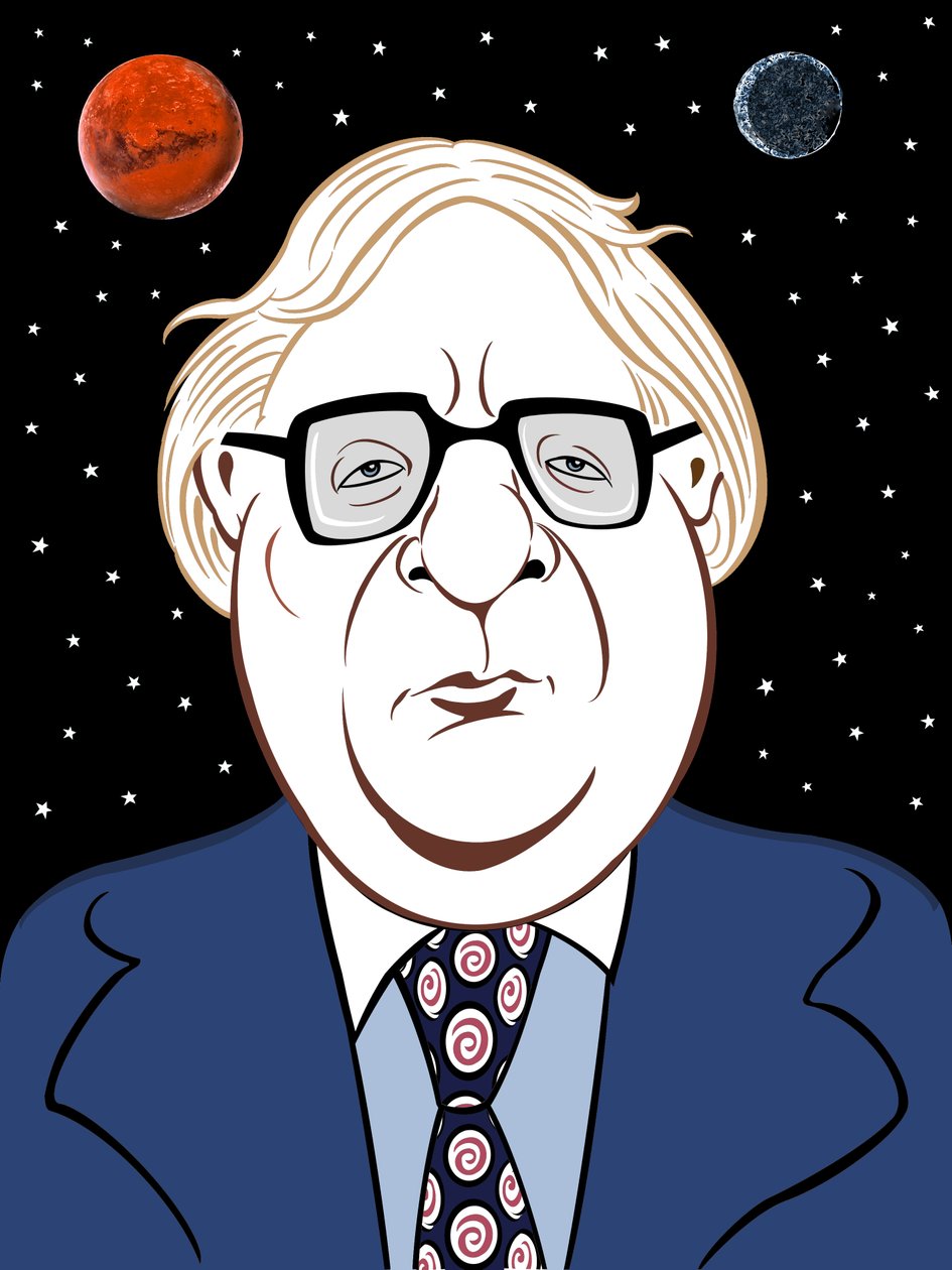 Ray Bradbury, 2019 (digitális) alkotó: Neale Osborne