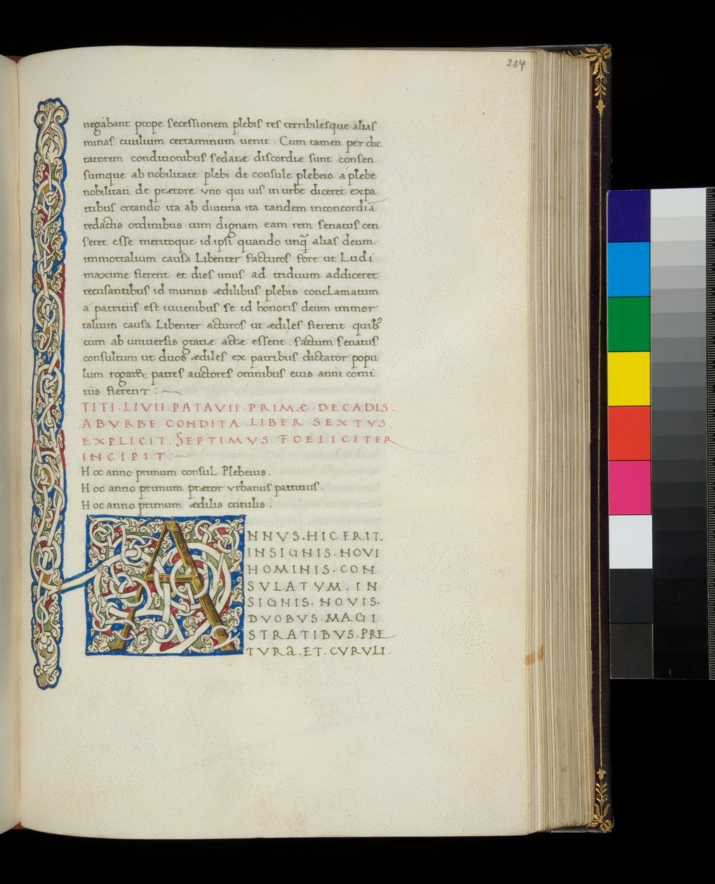 Ms 346. Livius, A város alapításától alkotó: Neapolitan School