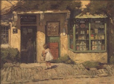A falu üzletei alkotó: Nell Tenison Cuneo