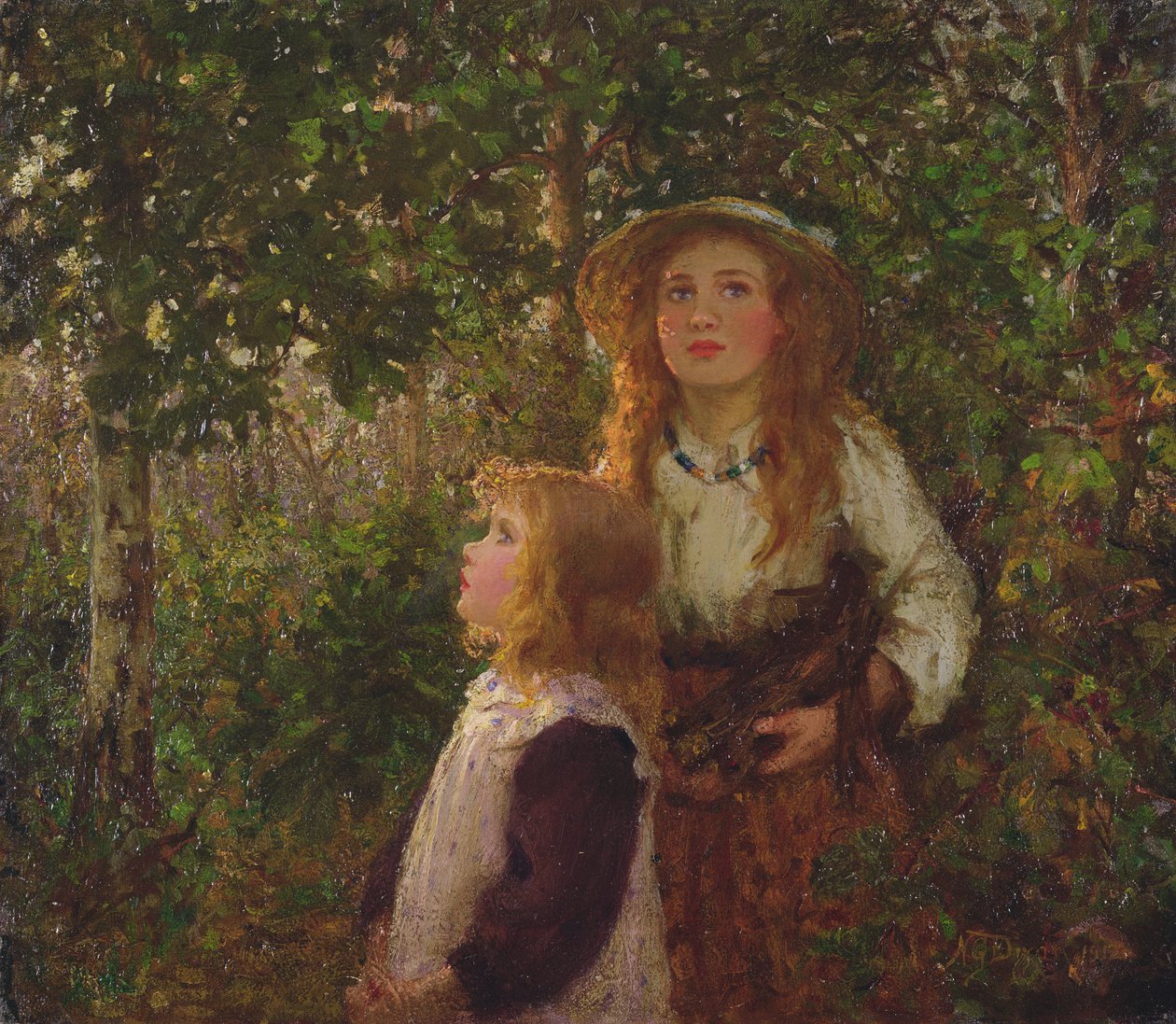 Az erdőben alkotó: Nellie Gertrude Dixon