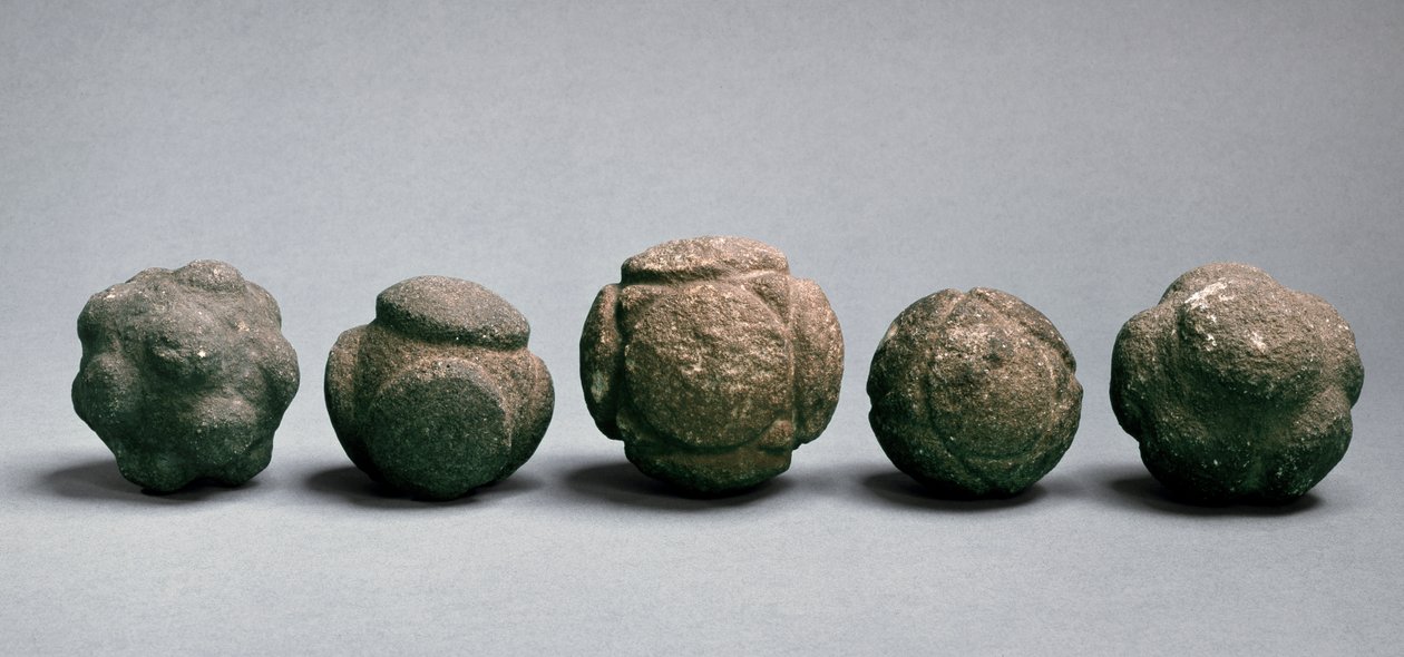Faragott golyók, Skócia, késő neolitikum, Kr.e. 3750-2000 alkotó: Neolithic