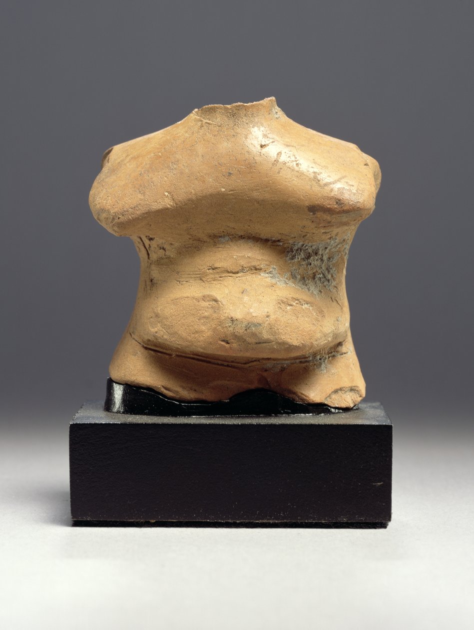 Töredékes figura, Thesszália, Kr.e. 6000 körül (terrakotta) alkotó: Neolithic