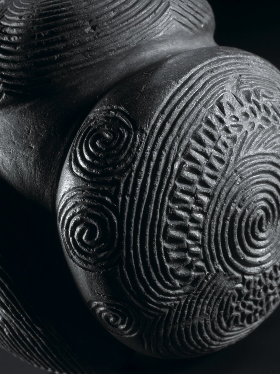 Faragott labda Glass Hillből, Towie, Aberdeenshire, neolitikum, ie 3000 körül (kő) alkotó: Neolithic Neolithic