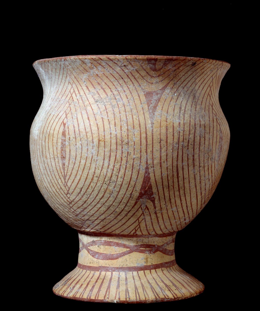 Neolitikus korszak: kerámiaváza. Thaiföldről. Kr.e. 4630. V 0,23x0,2 m Párizs, Musee Guimet, Musee national des Arts Asians alkotó: Neolithic Neolithic