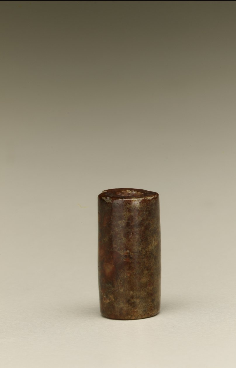 Hengeres gyöngy, Tai-tó régió, Liangzhu kultúra, ie 3300-2250 (jáde) alkotó: Neolithic Period Chinese School