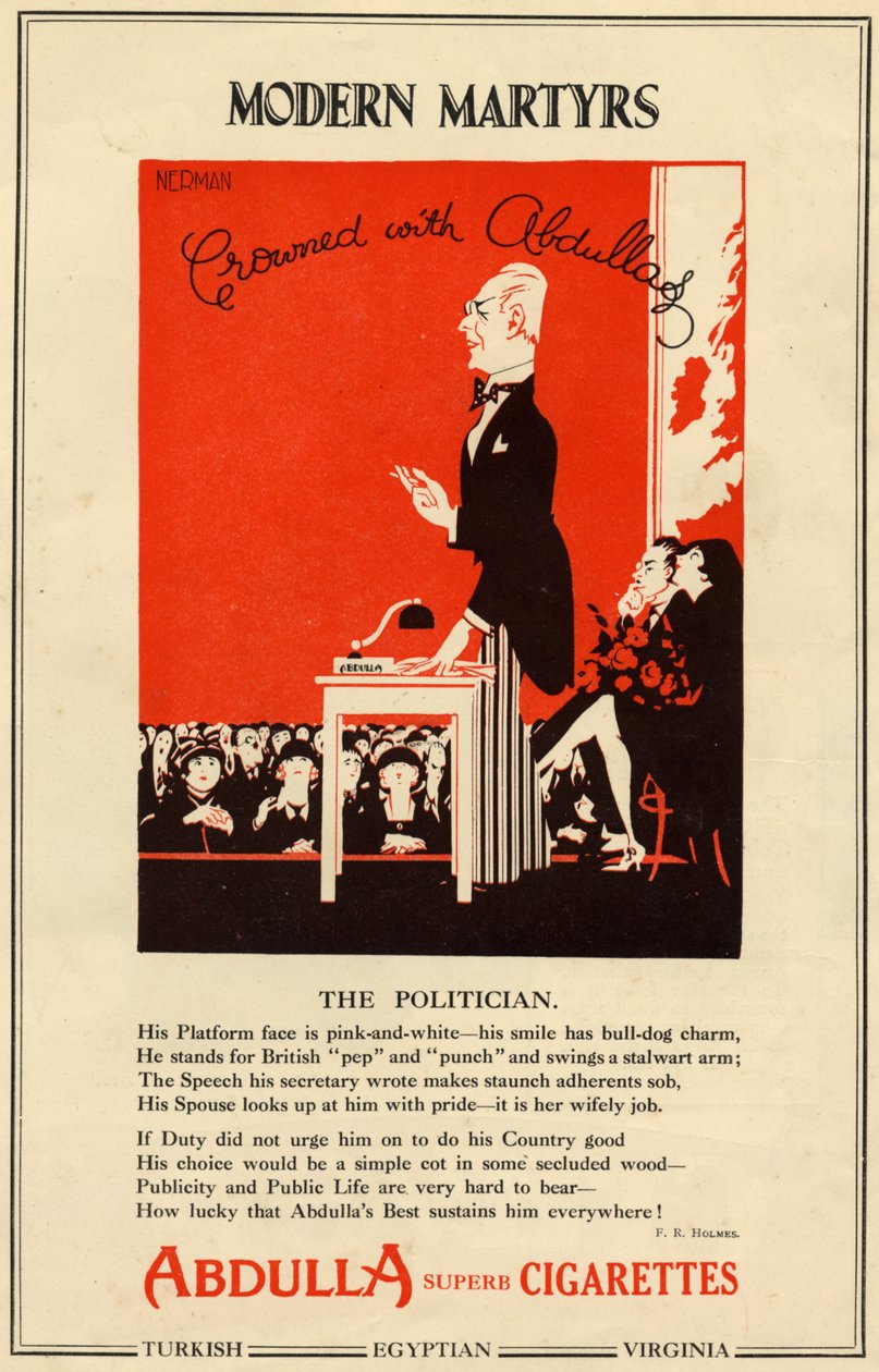 Abdulla cigaretta, 1927 alkotó: Nerman