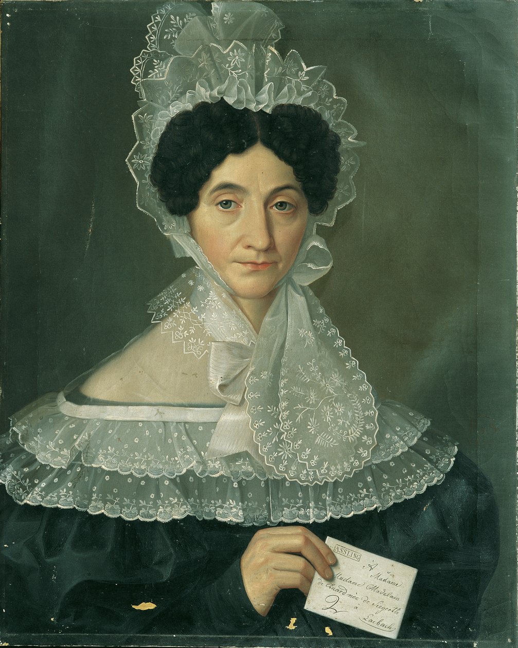 Magdalene Ruard mellszobra (meghalt 1858-ban) alkotó: Leopold Blonder