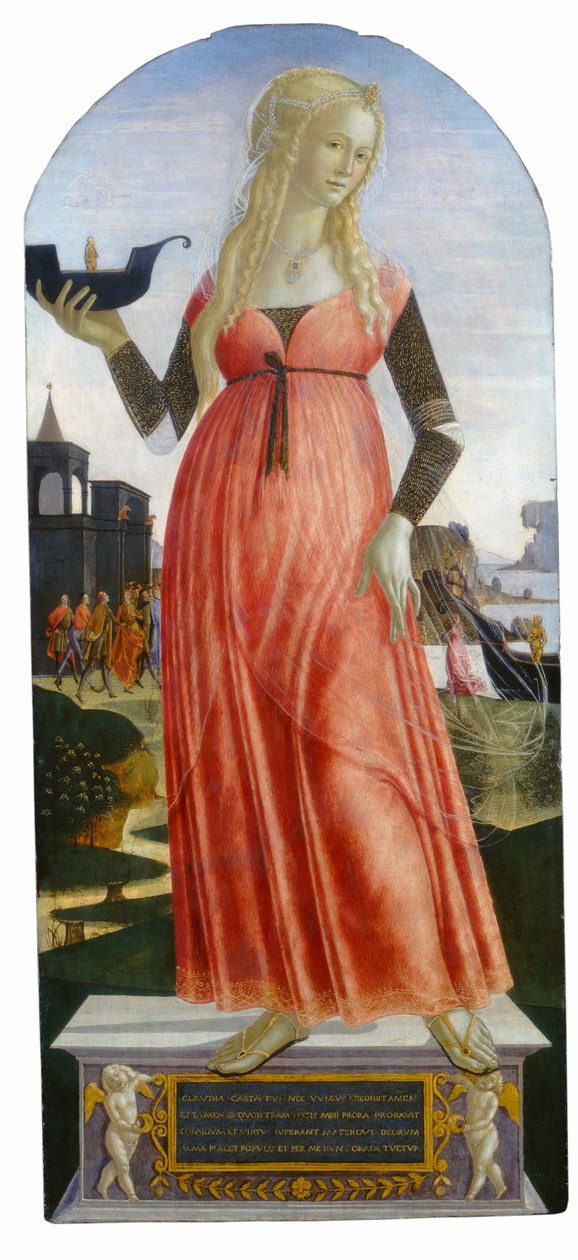 Ötödik Claudia, c. 14901495. alkotó: Neroccio de Landi