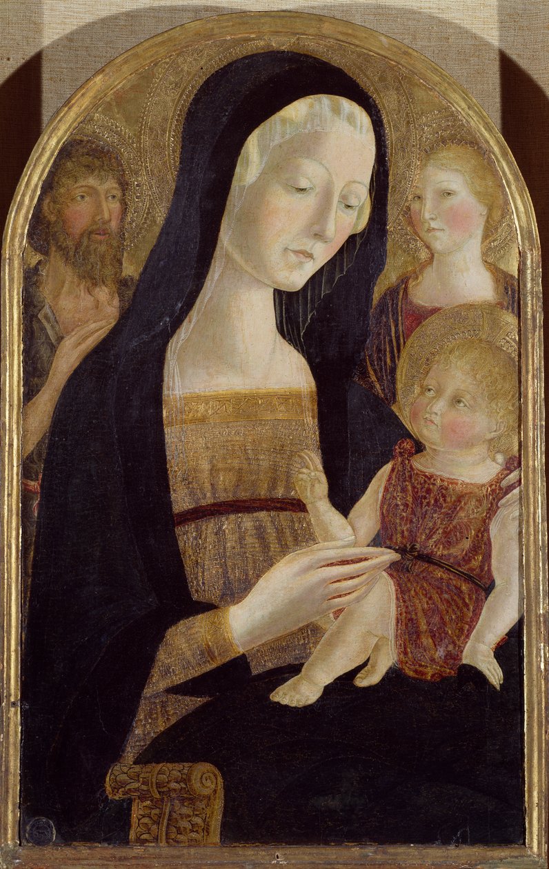 Madonna és gyermeke Keresztelő Jánossal és Mária Magdolnával, Bartolomeo de