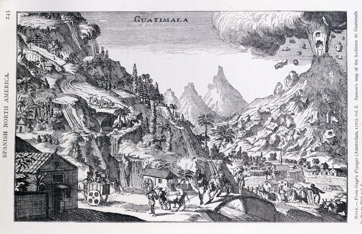 „Guatemala”, spanyolul, Észak-Amerikában, a Gage