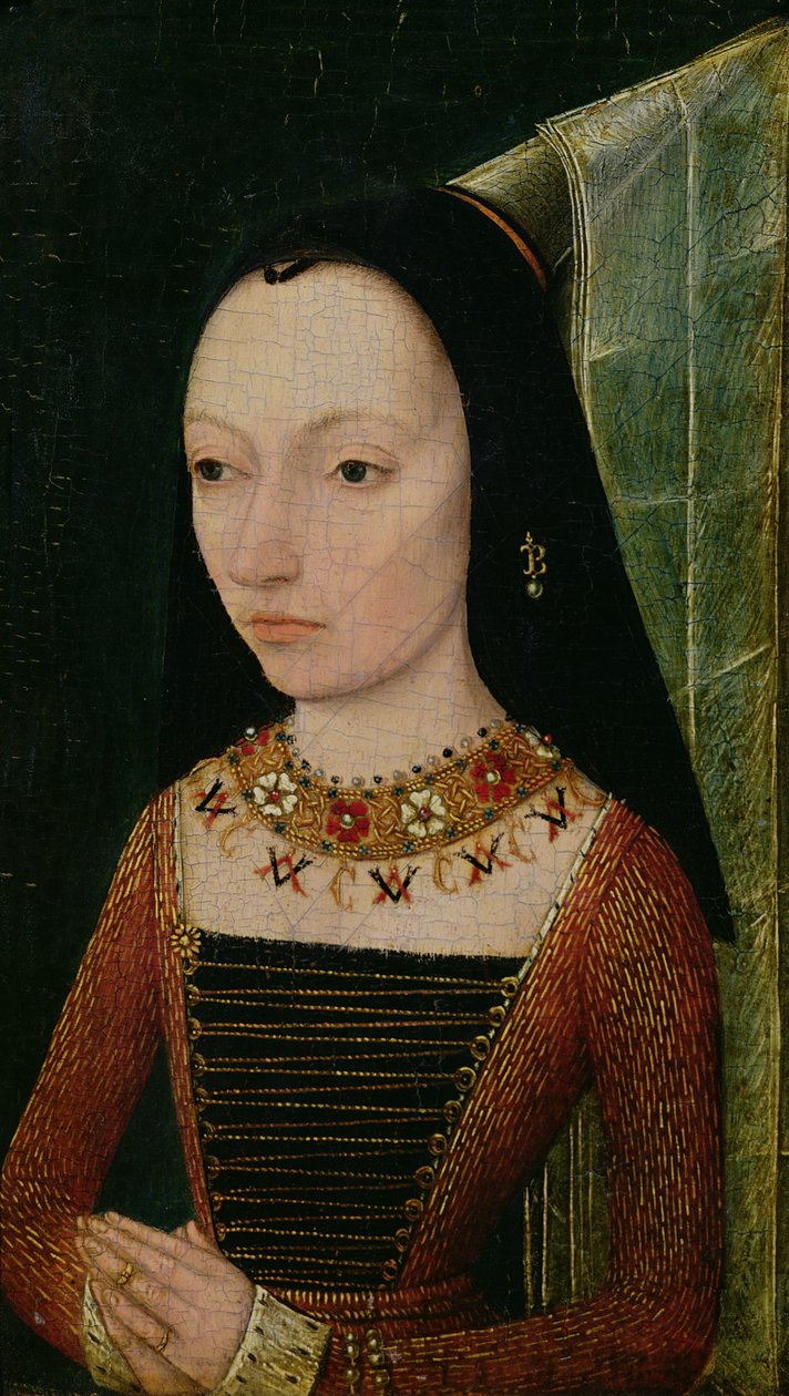 Yorki Margit (1446-1503) Burgundia hercegné, 1477 körül alkotó: Netherlandish School