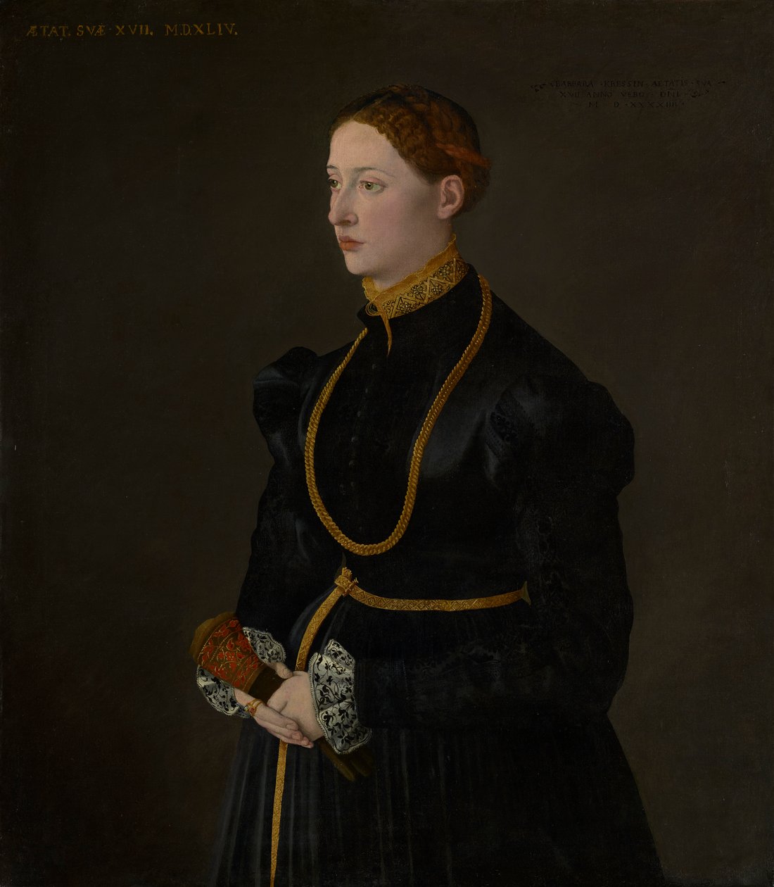 Barbara Kressin portréja, 1544 alkotó: Netherlandish School