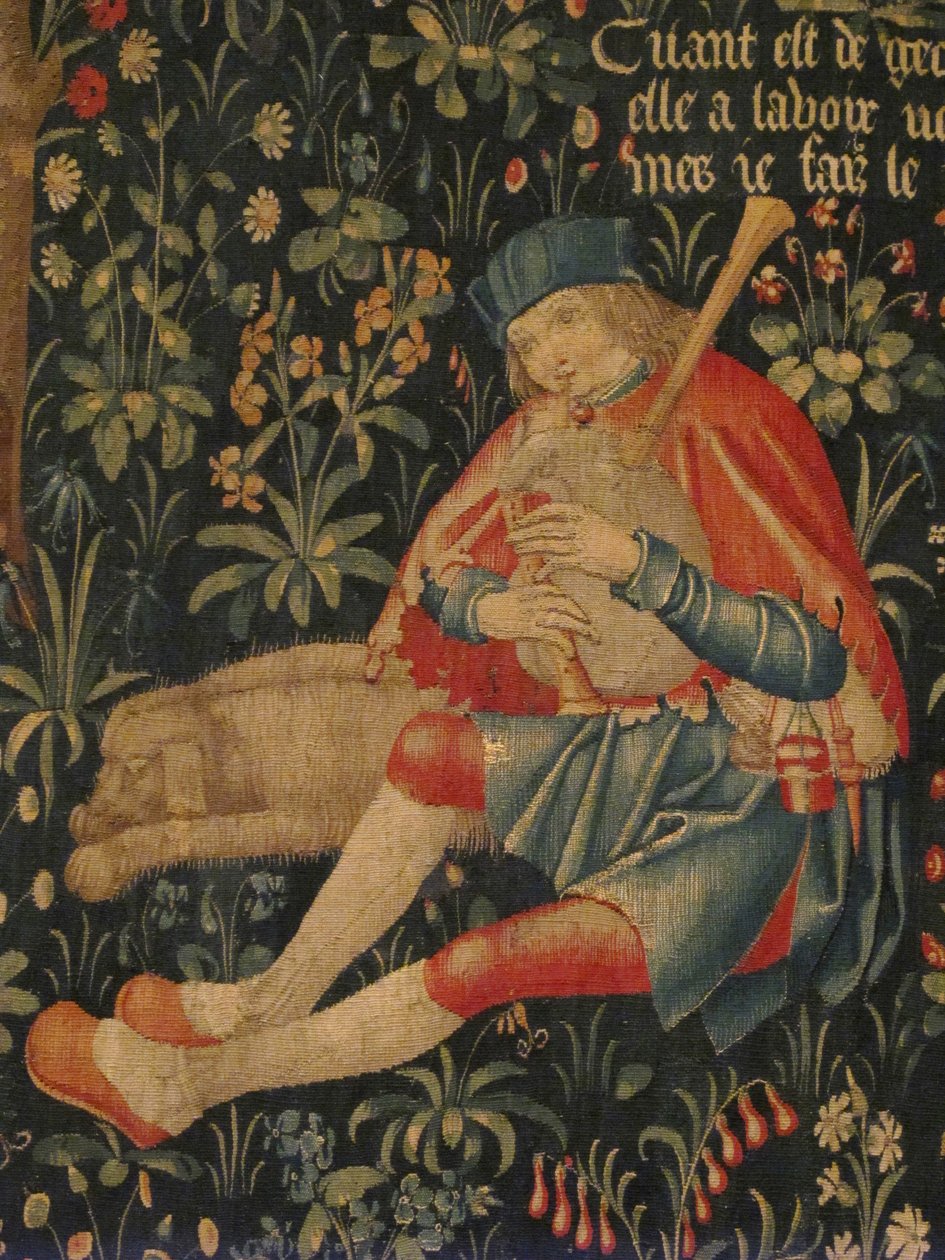 Dudán játszó juhász, 1500-30 körül alkotó: Netherlandish School