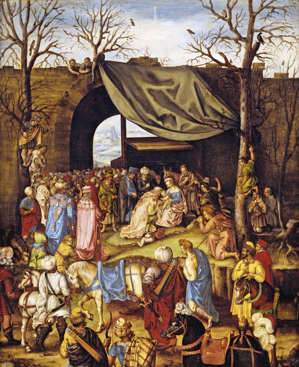 A mágusok imádása alkotó: Netherlandish School