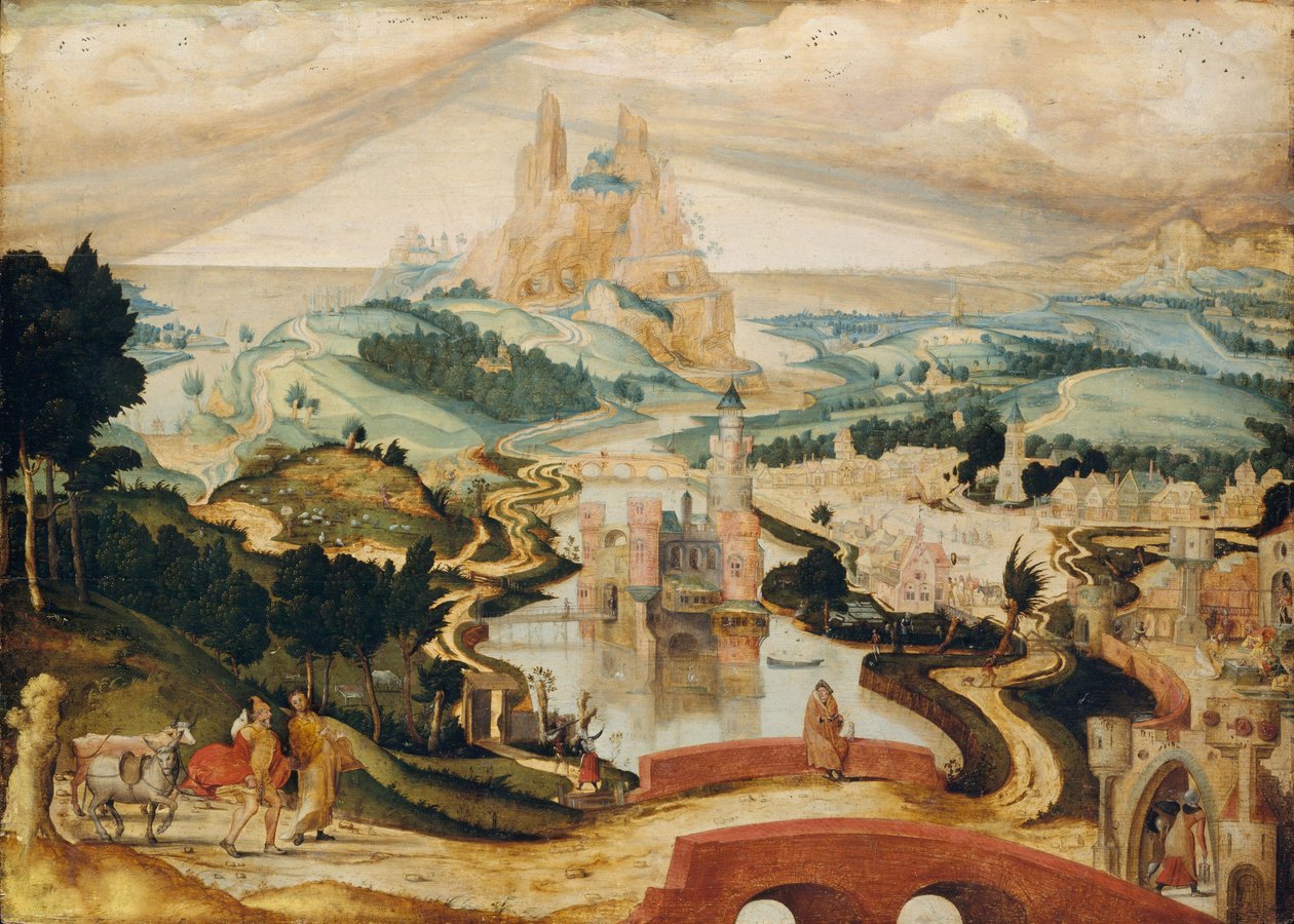 Érkezés Betlehembe, 1540 körül alkotó: Netherlandish School