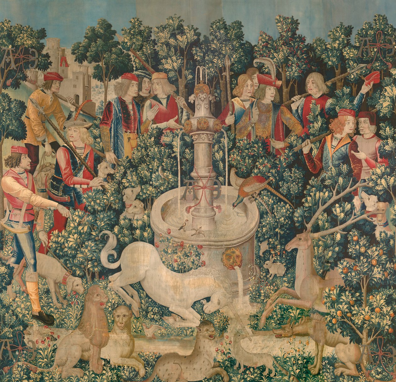 Megtalálták az egyszarvút, 1500 körül alkotó: Netherlandish School