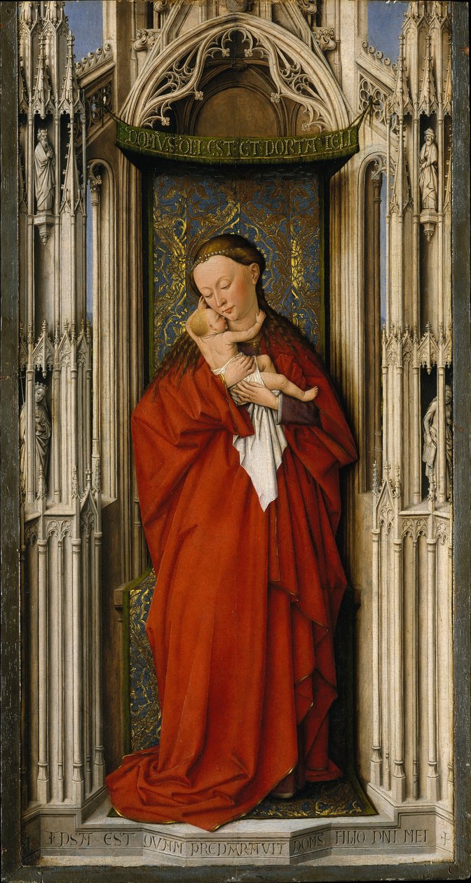 Szűz és gyermek egy fülkében, 1500 körül alkotó: Netherlandish School