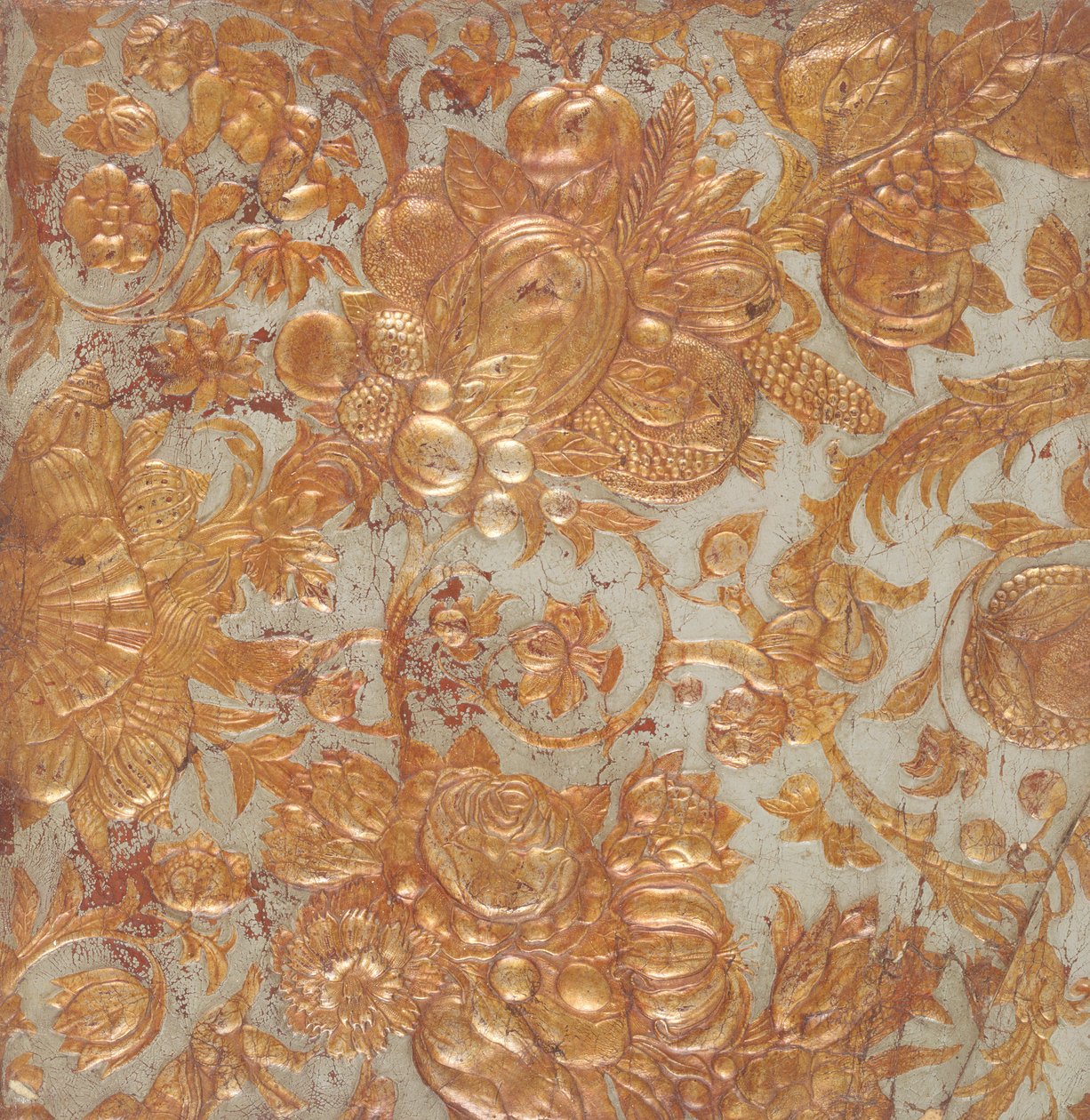 Arany tapéta (bőr) alkotó: Netherlandish School