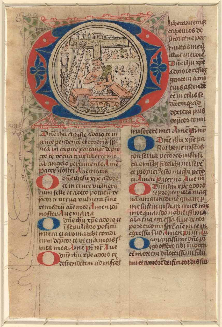 Krisztus, mint a fájdalmak embere alkotó: Netherlandish 15th Century