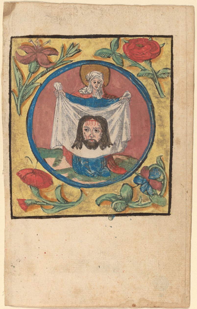 Szent Veronika a lepelrel alkotó: Netherlandish 15th Century