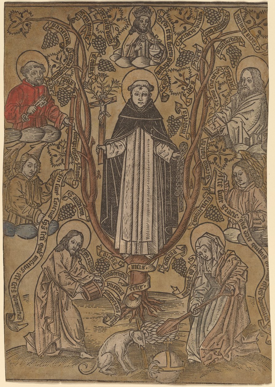 A domonkosok genealógiai fája alkotó: Netherlandish 15th Century
