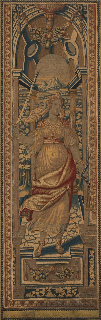A négy kardinális erény: Igazságosság alkotó: Netherlandish 16th Century