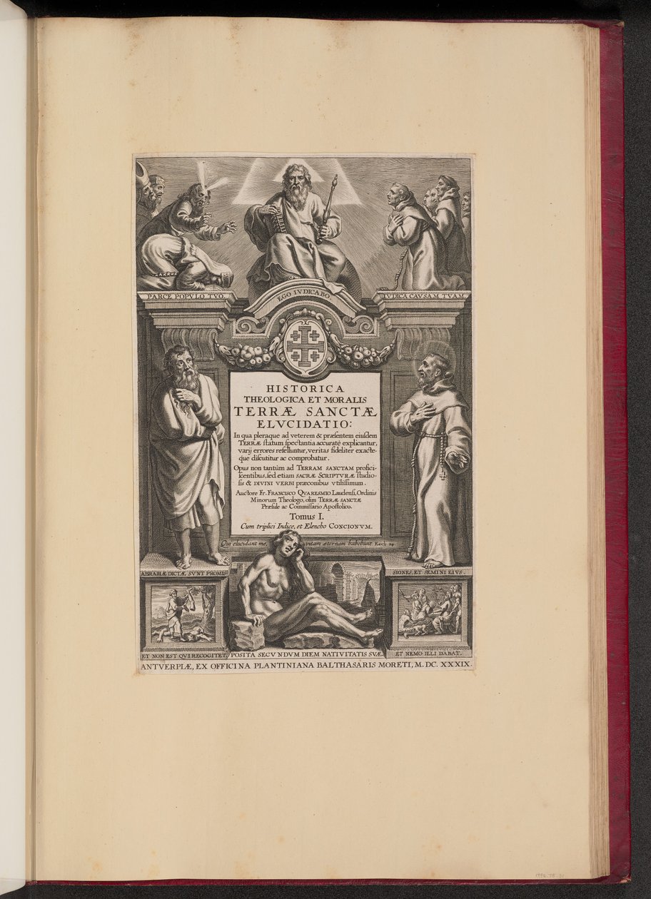 Címlap: Franciscus Aguilonius, A Szentföld történelmi teológiai és erkölcsi kiirtása alkotó: Netherlandish 17th Century after Sir Peter Paul Rubens
