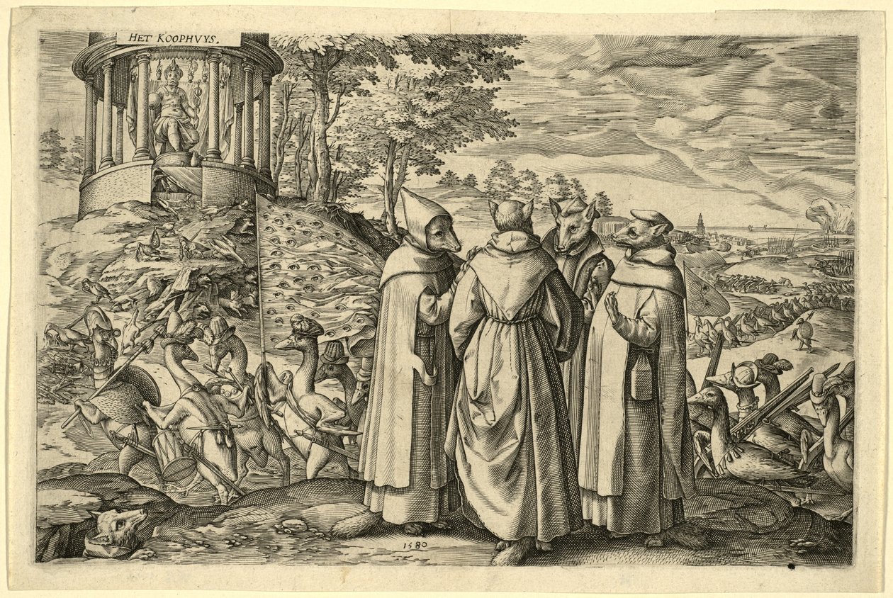 Alva herceg brielle-i vereségének allegóriája, 1580 alkotó: Netherlandish School
