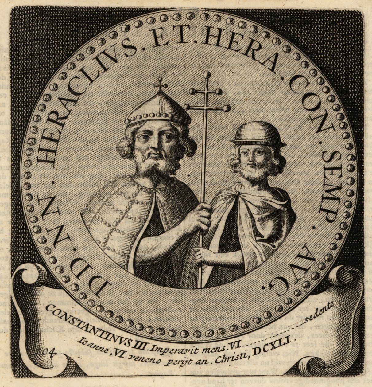 Hérakleiosz és Konstantin bizánci császárok III. alkotó: Netherlandish School