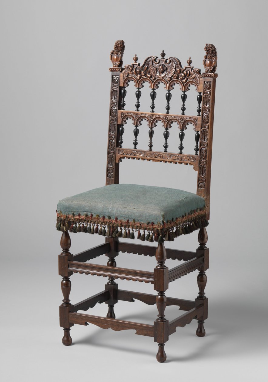 Faragott szék, c. 1620-50 (fa) alkotó: Netherlandish School