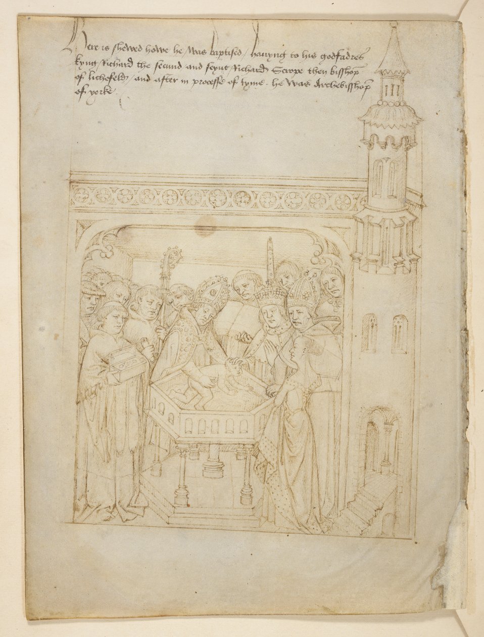 Pamut Julius E. IV, art. 6, The Beauchamp Pageants, 1483 körül (tinta pergamen) alkotó: Netherlandish School
