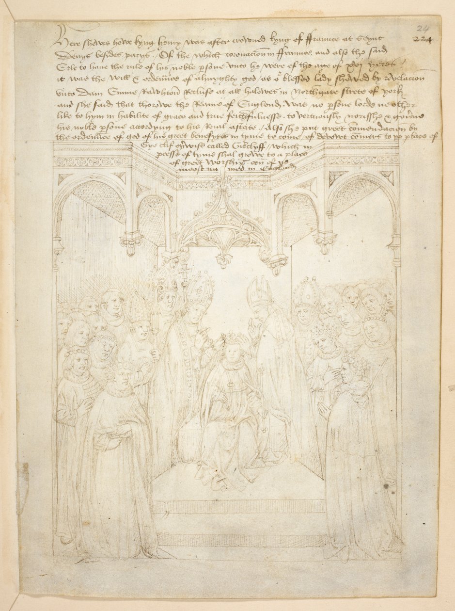 Pamut Julius E. IV, art. 6, The Beauchamp Pageants, 1483 körül (tinta pergamen) alkotó: Netherlandish School