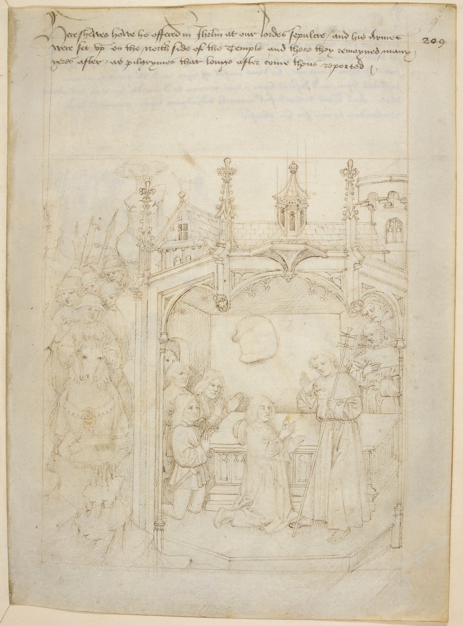 Pamut Julius E. IV, art. 6, The Beauchamp Pageants, 1483 körül (tinta pergamen) alkotó: Netherlandish School