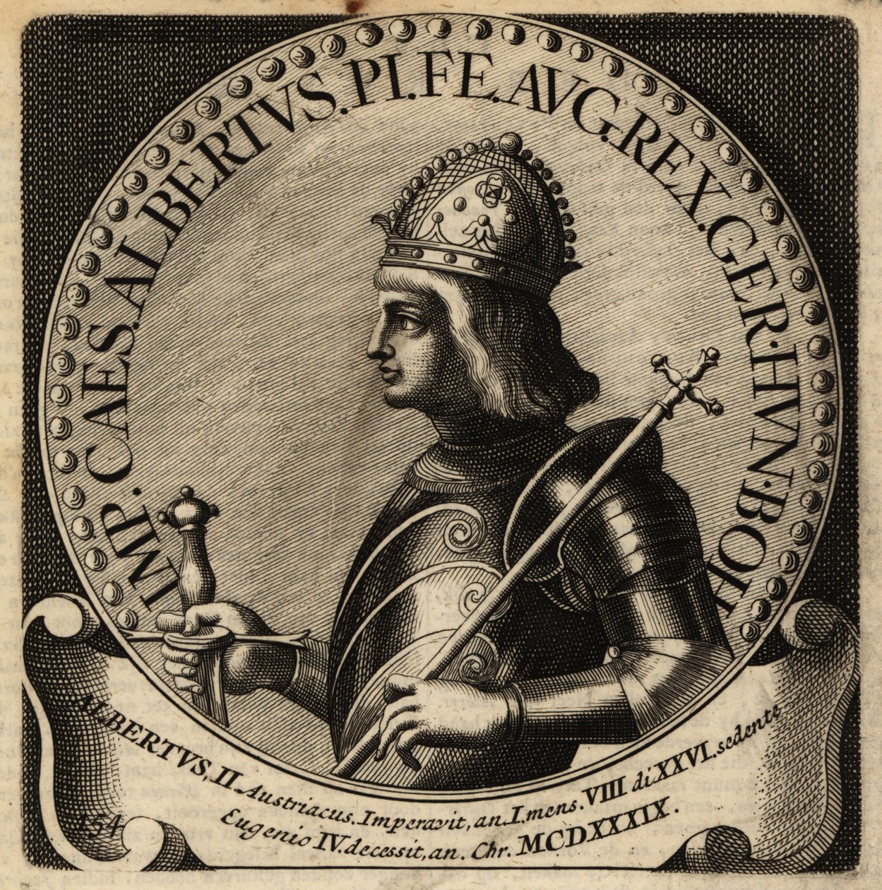 Albert német király. alkotó: Netherlandish School