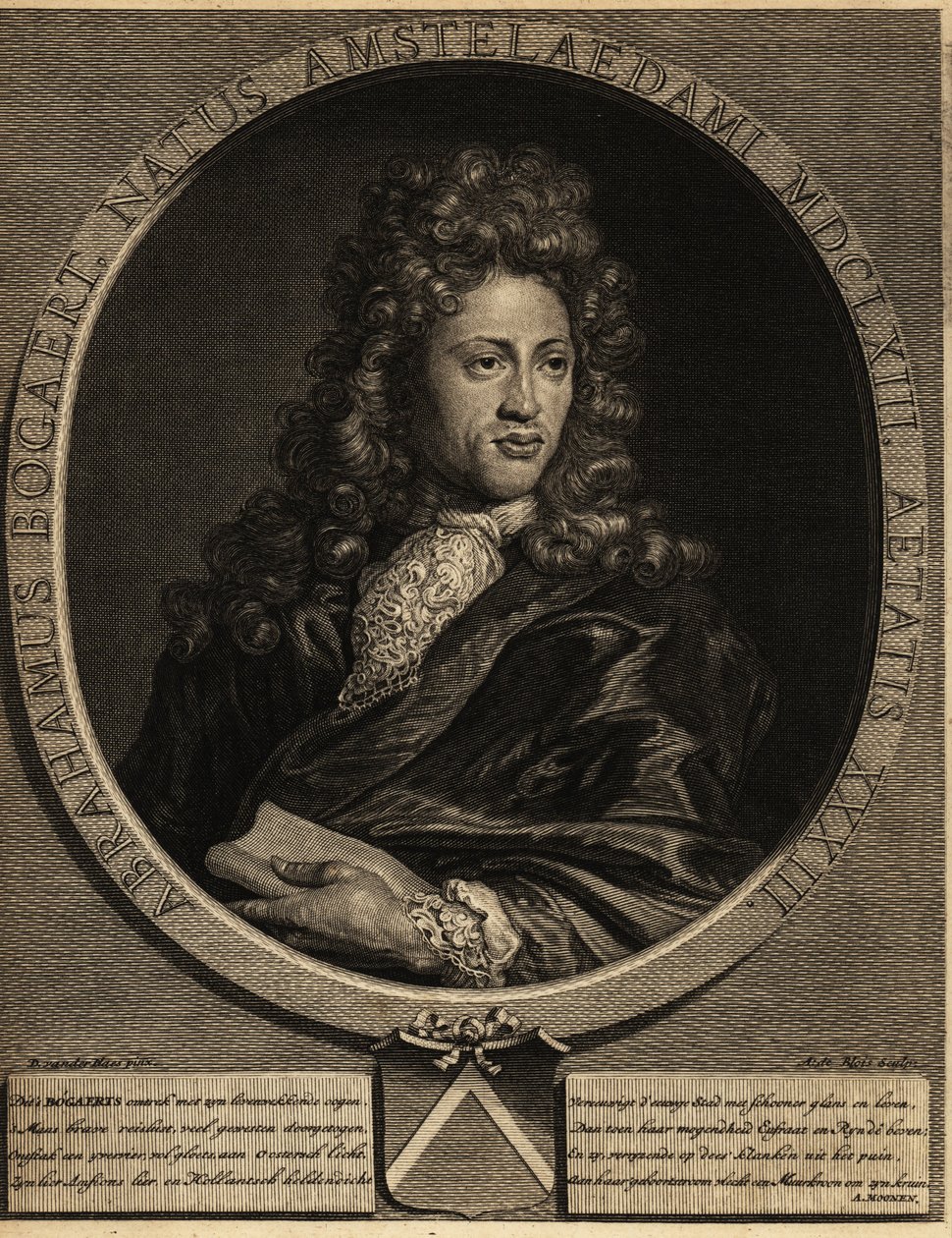 Bogaert Ábrahám portréja 1653-1727. alkotó: Netherlandish School