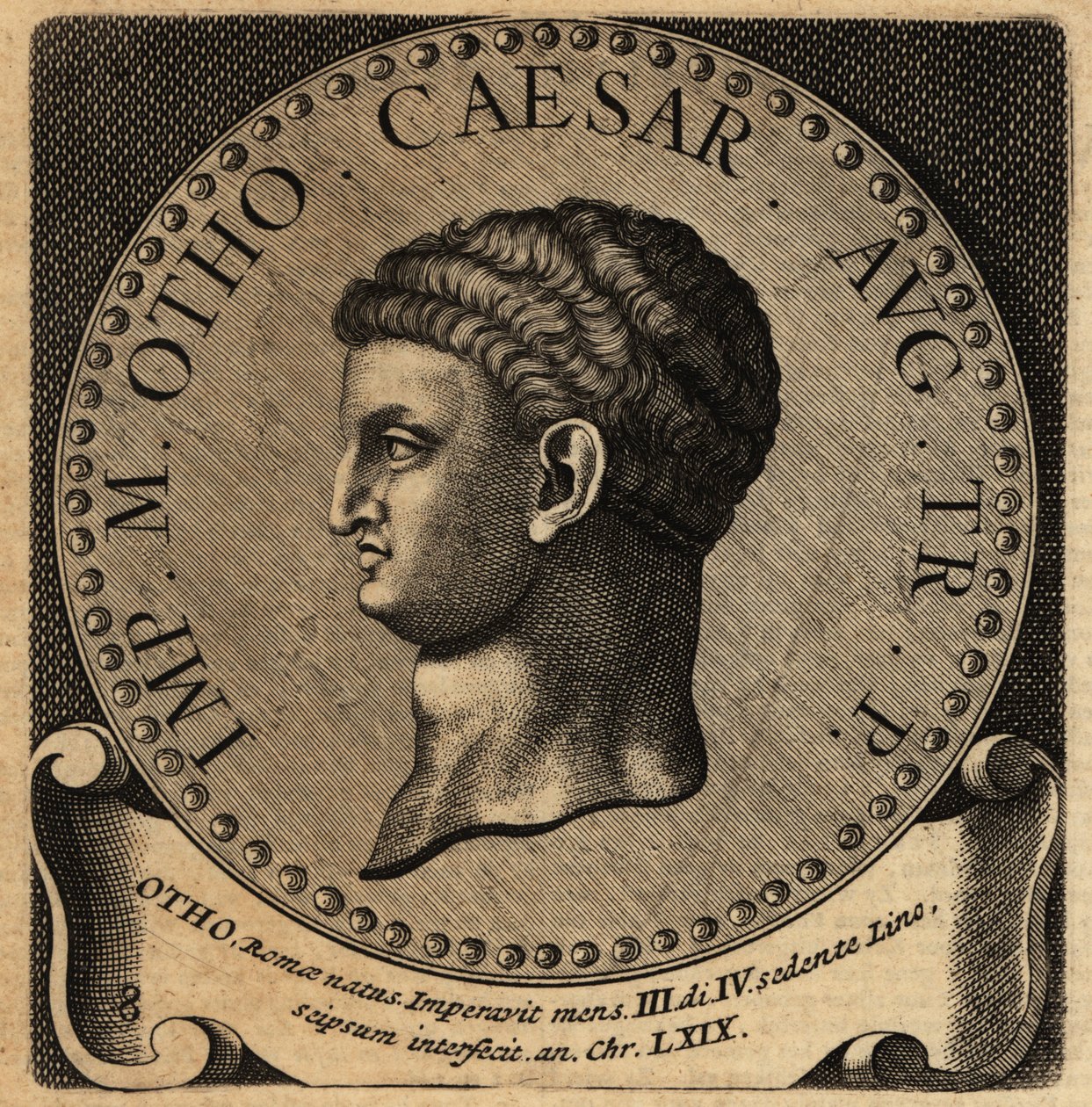 Otho római császár portréja. alkotó: Netherlandish School