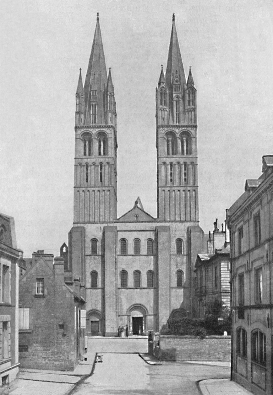 Szent István-templom Abbaye Aux Hommes, Caen., 1902 alkotó: Neurdein