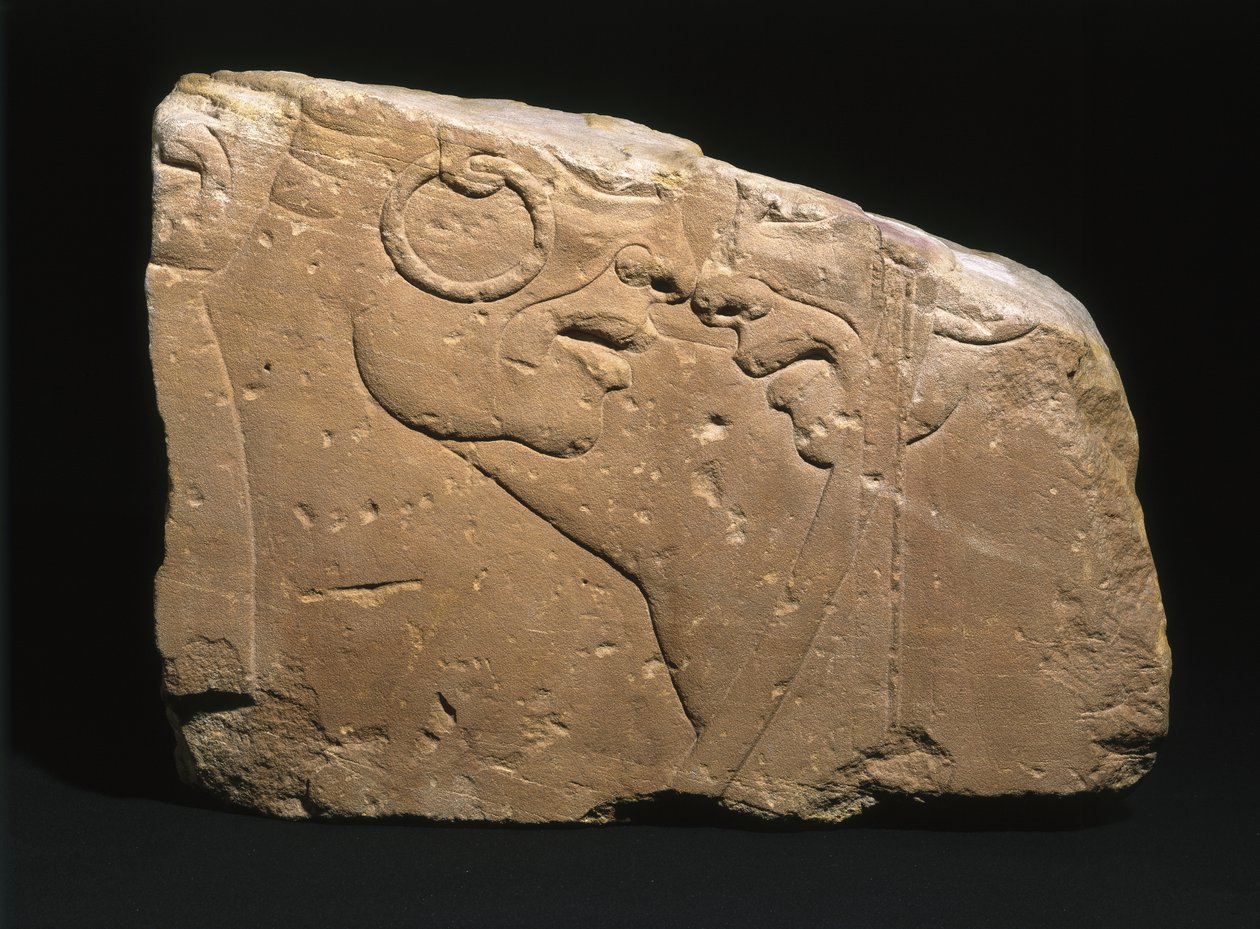 Legyőzték a núbiai harcosokat Sesebiből, Szudánból, ie 1352-1347 körül (homokkő) alkotó: New Kingdom Egyptian